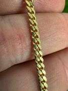 10k Yellow Gold Diamond Cut Miami Cuban Chain Unique 18" Necklace