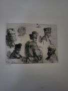 Collection of 15 Very Rare Etchings After Rembrandt (c. 1880)