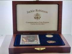1997-W GOLD Jackie Robinson Commemorative Coin Set - US MINT / Rare*