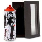 "Pup Art (Red)" by Mr. Brainwash