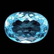 Full sparkle! 19.65ct VS grade Swiss blue Topaz!