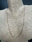 22k Rose Gold Plated Sterling Silver Magic Snake Chain .8mm Solid 925 Italy Brazilian Necklace 15"