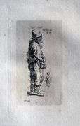 Extremely Rare and Collectible Antique Etching After Rembrandt, c. 1880
