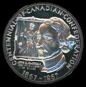 1967 Britannia Commemorative Society Centennial of Canadian Confederation Proof Silver Medal