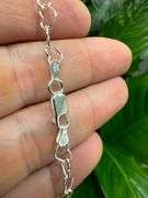 Sterling Silver Italian Love Heart Chain 5.3mm Solid 925 Italy Infinity Promise Necklace 20"