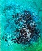 Father of Abstract Romanticism, Kamran Khavarani Original Oil on Paper Kamran Khavarani