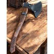 Handmade Viking Bearded Axe with Rosewood Handle