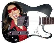 Steve Vai Autographed Custom 1/1 Graphics Photo Guitar ACOA