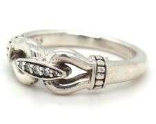 925 Sterling silver Lagos diamond Derby ring