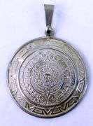 Vintage Taxco Mayan Sterling Pendant