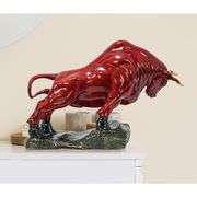 Bronze Charging Bull Solid Metal