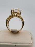 CERTIFIED BRAND NEW 18K GOLD DIAMOND ENGAGEMENT RING 9.10 CRATS