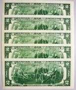 (5) Superb Crisp 2017A $2 Star Notes New York-Consecutive!