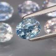 Half a carat each! 3.26ct set of 6 fancy color Sapphires!