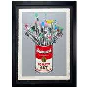 "Tomato Pop (Grey)" by Mr. Brainwash