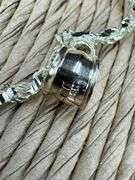 10k Yellow Gold Diamond Cut Rope Heart Pendant Charm