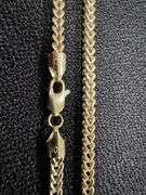 10k Yellow Gold-Hollow Franco Wheat Rope Chain 3mm Necklace 28"