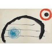 "Untitled" by Joan Miro (1893-1983)