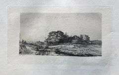Extremely Rare and Collectible Antique Etching After Rembrandt, c. 1880