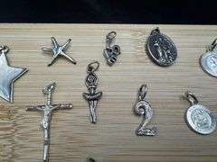 Sterling Silver Pendant Assortment Various Sizes & Styles (20 Pendant Lot)