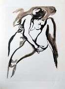 Limited Edition Renato Guttuso Artwork from 'Disegni Eritoci' Portfolio