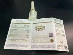 CERTIFIED BRAND NEW 18K GOLD DIAMOND AND RUBIES