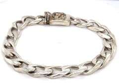 925 Sterling silver Curb link bracelet
