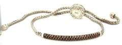John Hardy classic chain sterling silver and citrine bar bolo bracelet
