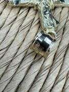 10k Yellow Gold Christian Diamond Cut Cross Pendant Religious Charm