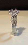 Ladies Large 4.5 Ct Sparkling Ice White Lavender Simulated Lab Diamond Ring