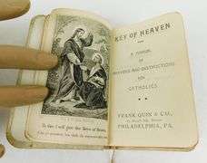 1905 Key of Heaven Prayer Book for Holy Communion