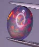 Wow! Collectors full cover 3.81ct patchwork Harlequin Black Opal!