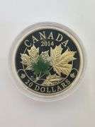 2014 Canada $20 Silver Majestic Maple Leaf With Jade