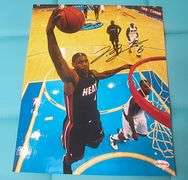HAND SIGNED LEBRON JAMES 8X10 WITH COA