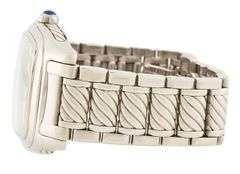 David Yurman Thoroughbred T301-LST, 36 X 45MM, White Dial, Stainless Steel Watch