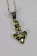 Sterling Silver Peridot Pendant