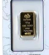 PAMP Suisse 10 Gram Gold Bar