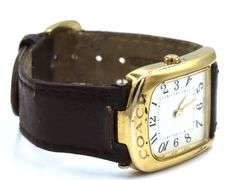 Coach gold plated quartz watch