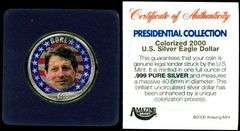 2000 Painted 1 Ounce American Silver Eagle