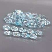 Glittering! 40 piece 11.36ct full fire baby blue Topaz set!
