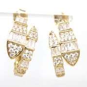 925 Sterling silver cubic zirconia earrings