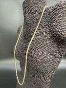 10k Yellow Gold-Hollow Franco Wheat Rope Chain 3mm Necklace 28"