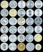 30 Assorted Vintage Metal $1 Casino Tokens