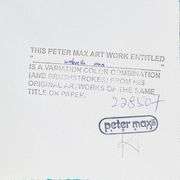 "Umbrella Man on Blends" by Peter Max