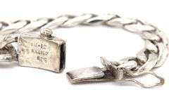 925 Sterling silver Curb link bracelet