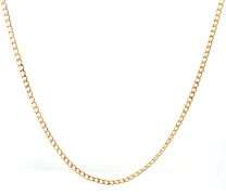 18kt Yellow gold Curb link chain necklace