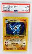 Pokémon 1999 1st Edition Machamp-Holo Card, Mint 9