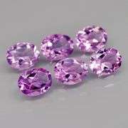 Glittering 9.80ct oval cut Bolivian Amethyst set