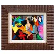 "Gossip" by Itzchak Tarkay (1935-2012)