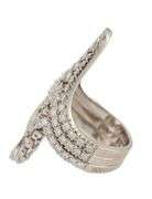 Roberta Porrati 3.00ctw Diamond Multi Layer Abstract Cocktail Ring in 18K